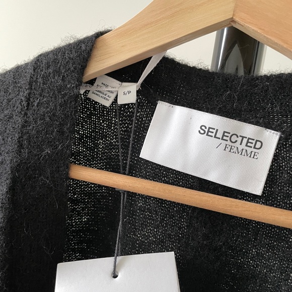 NWT Selected Femme Long Knitted Cardigan - Picture 7 of 8